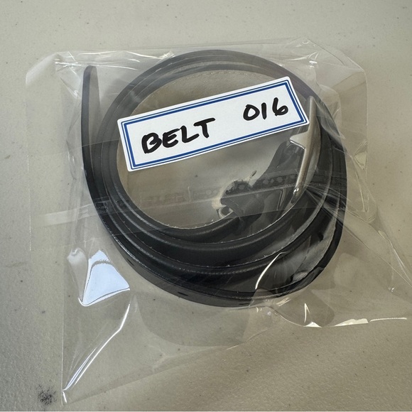 Classic Men's Modern Chic Preppy Black Leather Belt - Picture 14 of 14